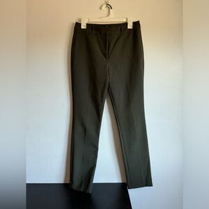 Green dress pants. White House black market. Size 4. Classic slim trouser